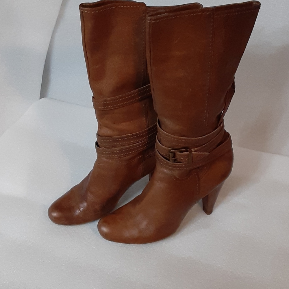 Women's size 9 "BCB Girls" brown leather boots